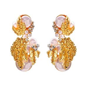 🌈2/$30 New Zara Baroque Pearl Drop Earrings